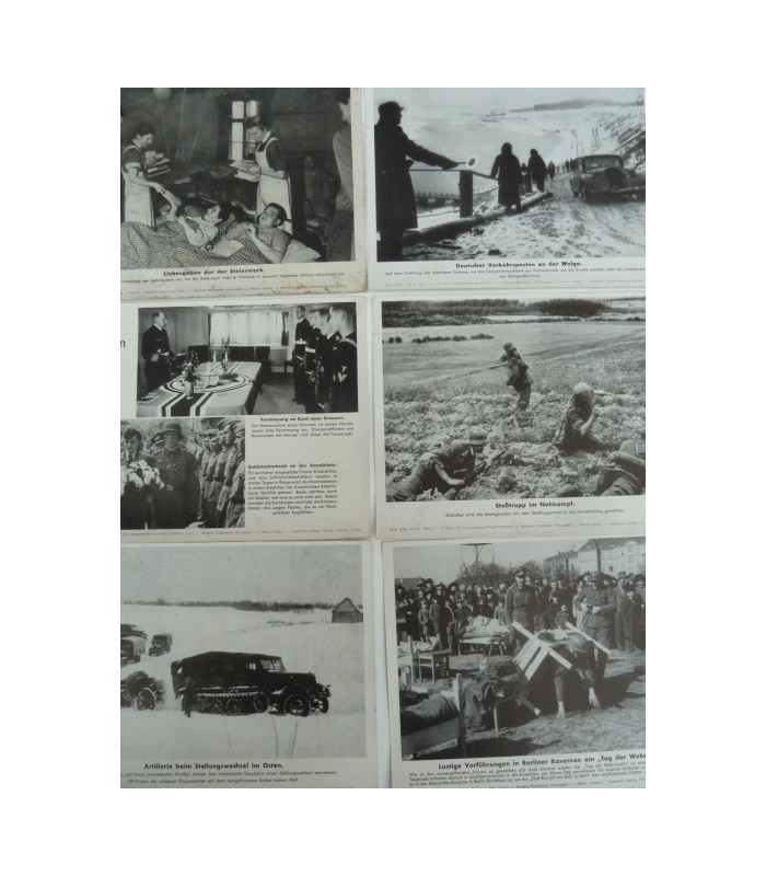 Captioned press photos lot