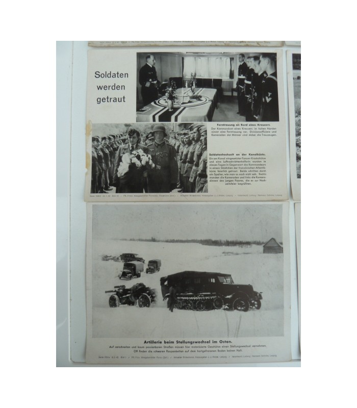 Captioned press photos lot