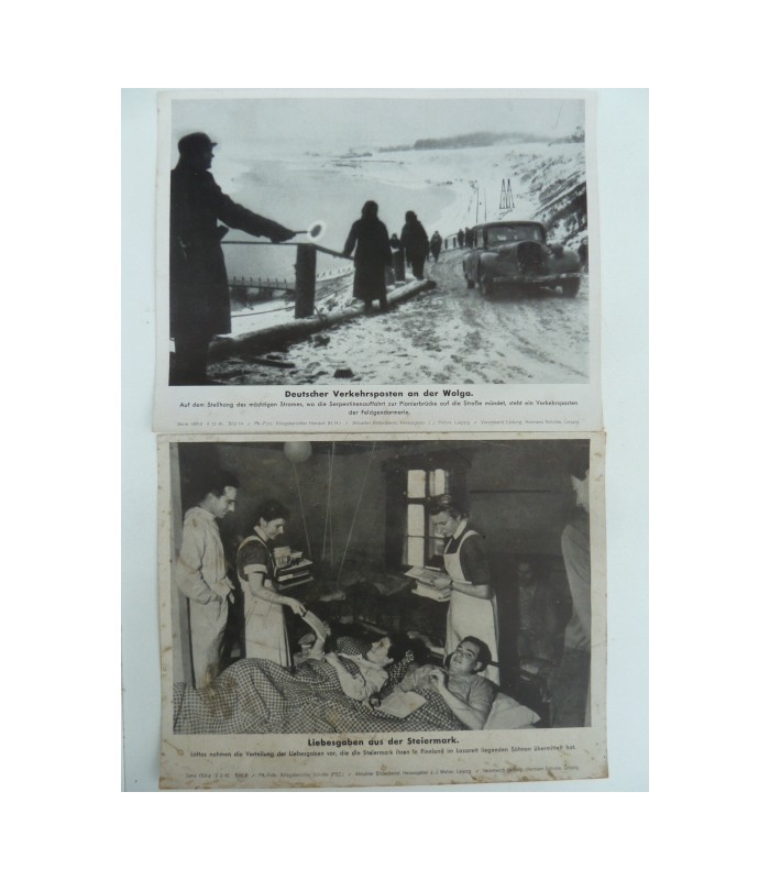 Captioned press photos lot