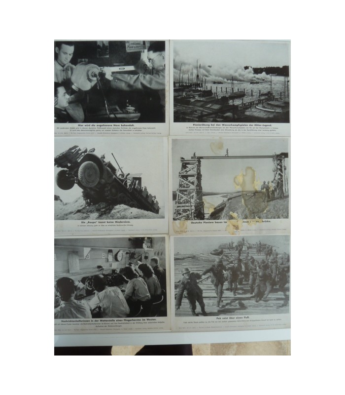 Captioned press photos lot