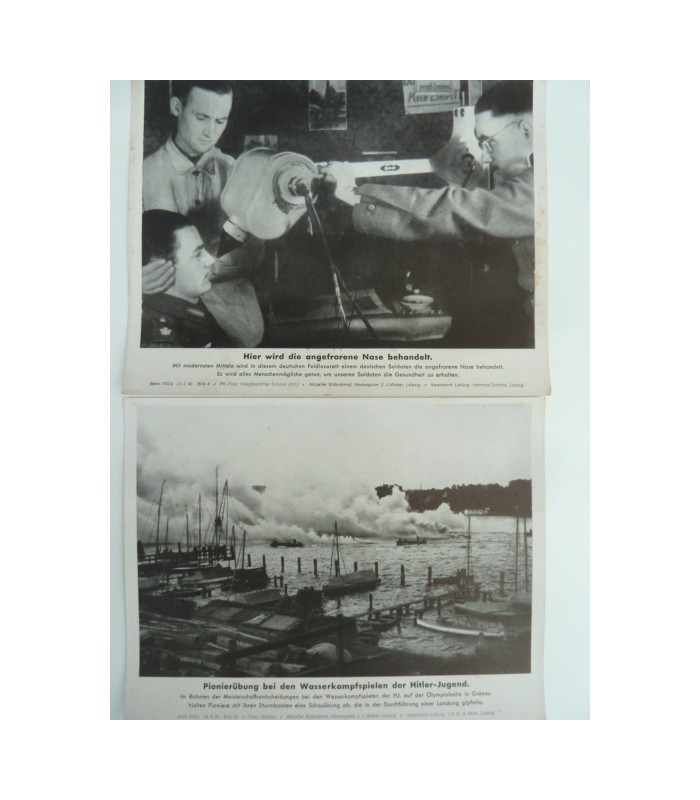 Captioned press photos lot