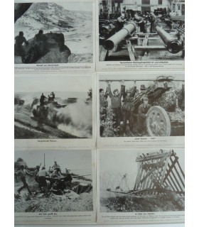 Captioned press photos lot