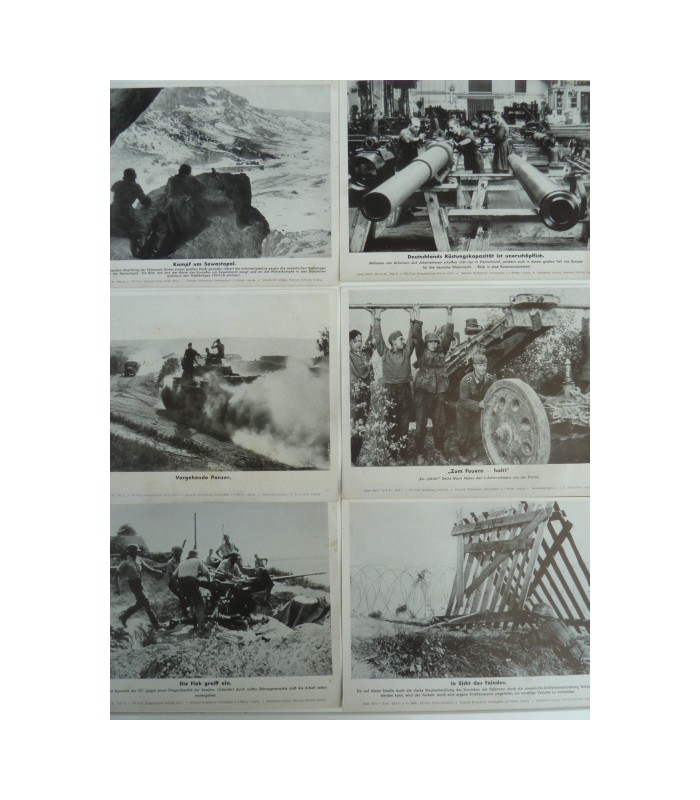 Captioned press photos lot