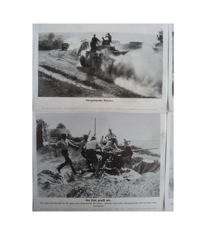 Captioned press photos lot