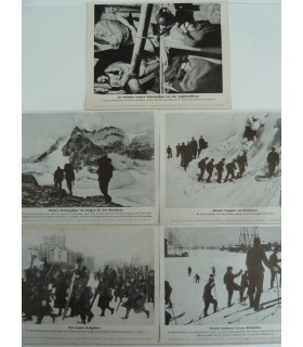 Captioned press photos lot