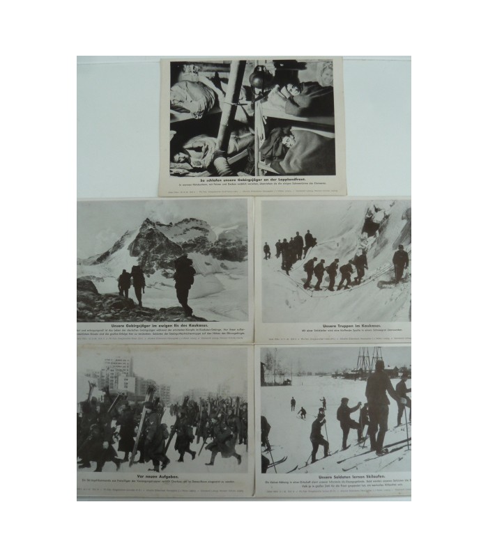 Captioned press photos lot