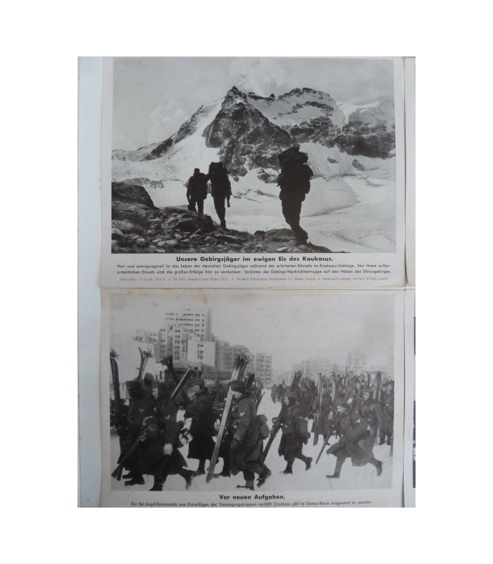 Captioned press photos lot