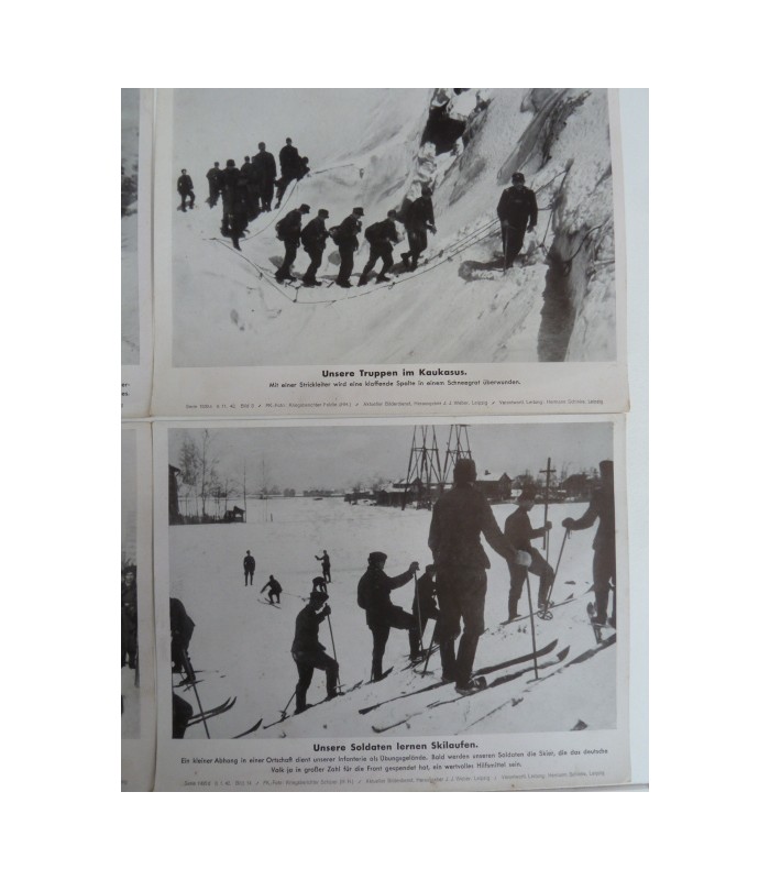 Captioned press photos lot