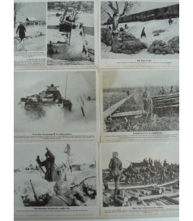 Captioned press photos lot