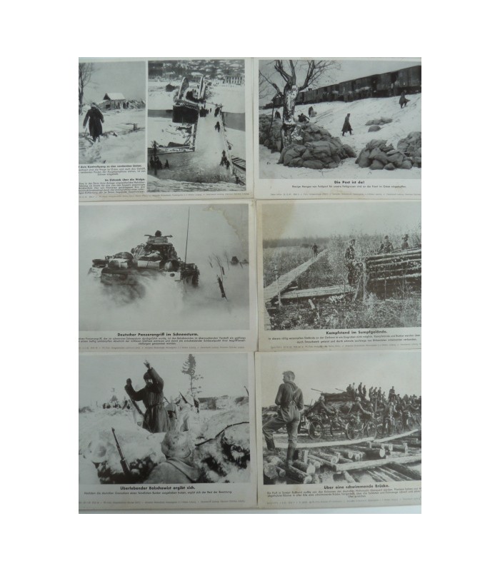 Captioned press photos lot