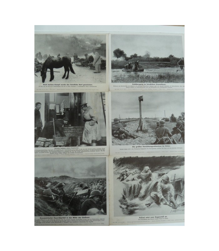 Captioned press photos lot