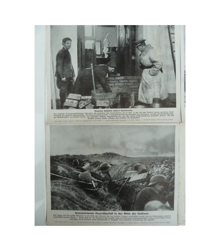 Captioned press photos lot