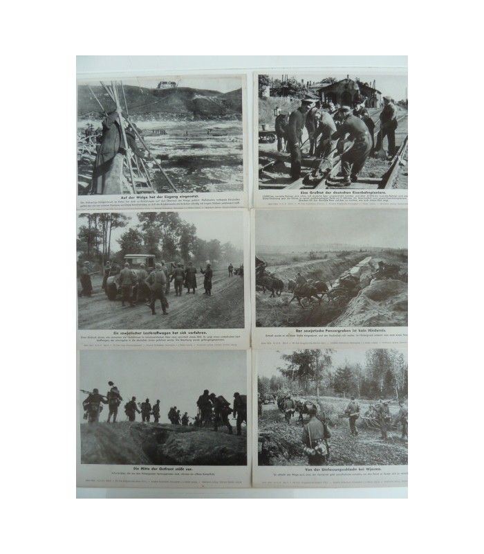 Captioned press photos lot