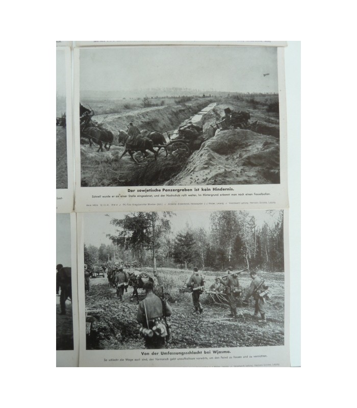 Captioned press photos lot