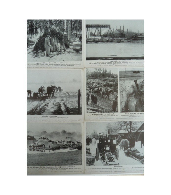 Captioned press photos lot