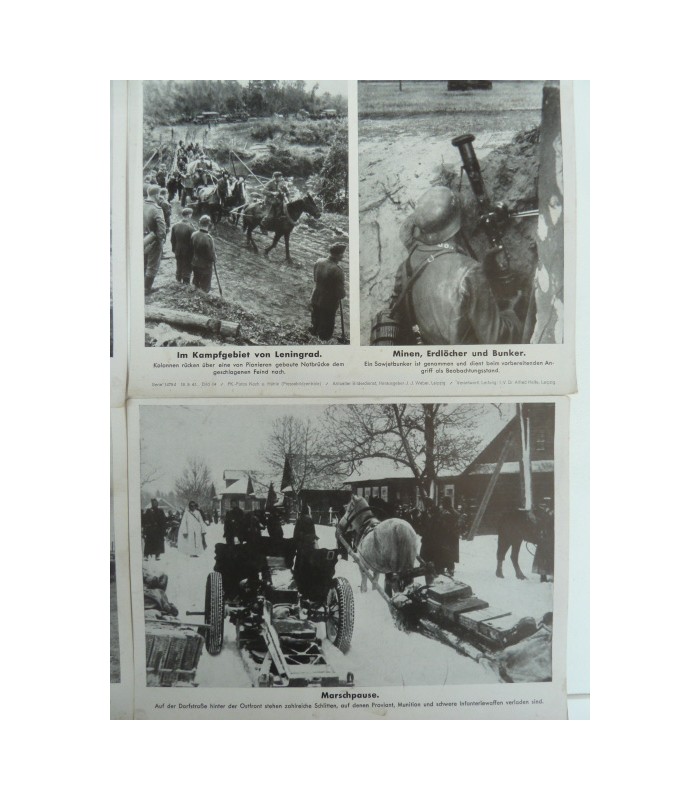 Captioned press photos lot