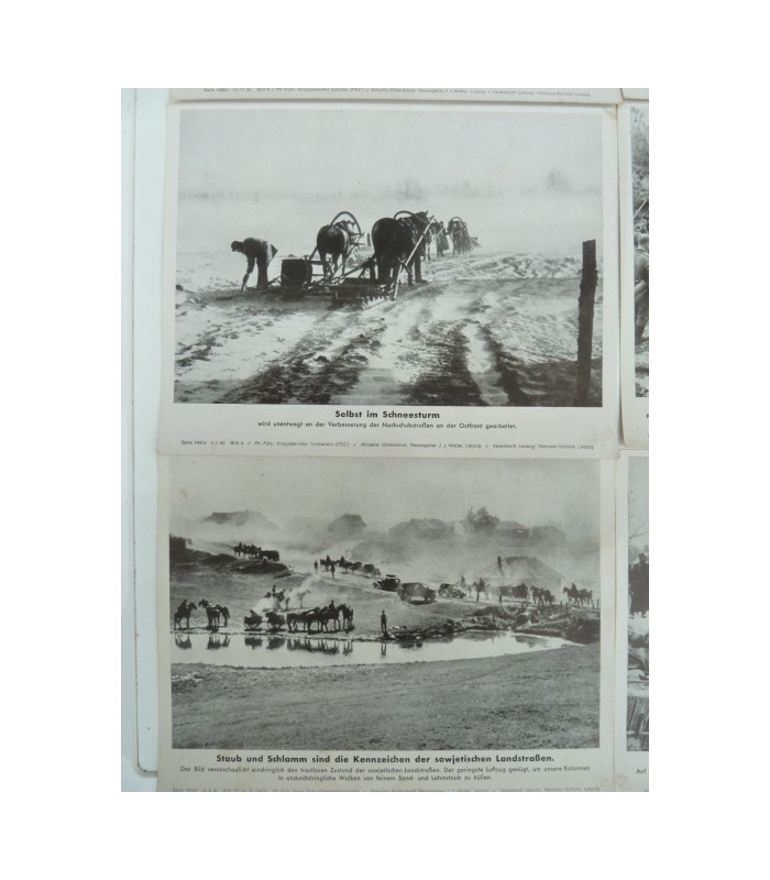 Captioned press photos lot