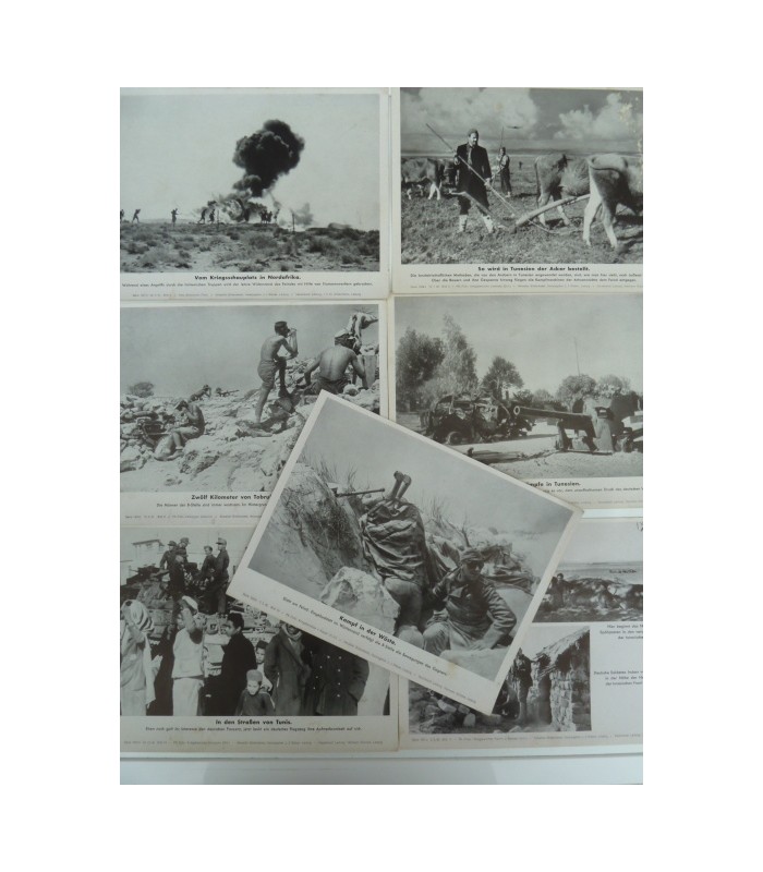 Captioned press photos lot