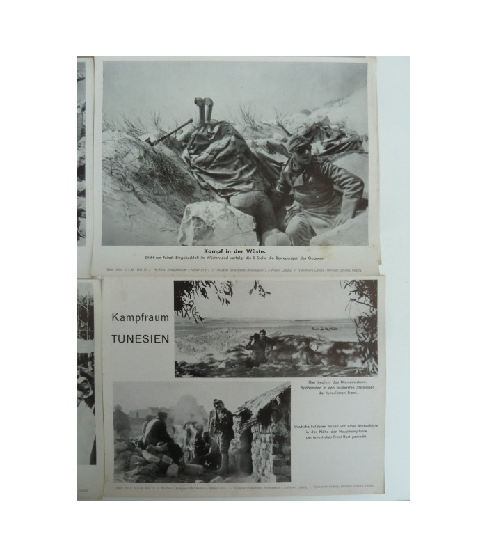 Captioned press photos lot