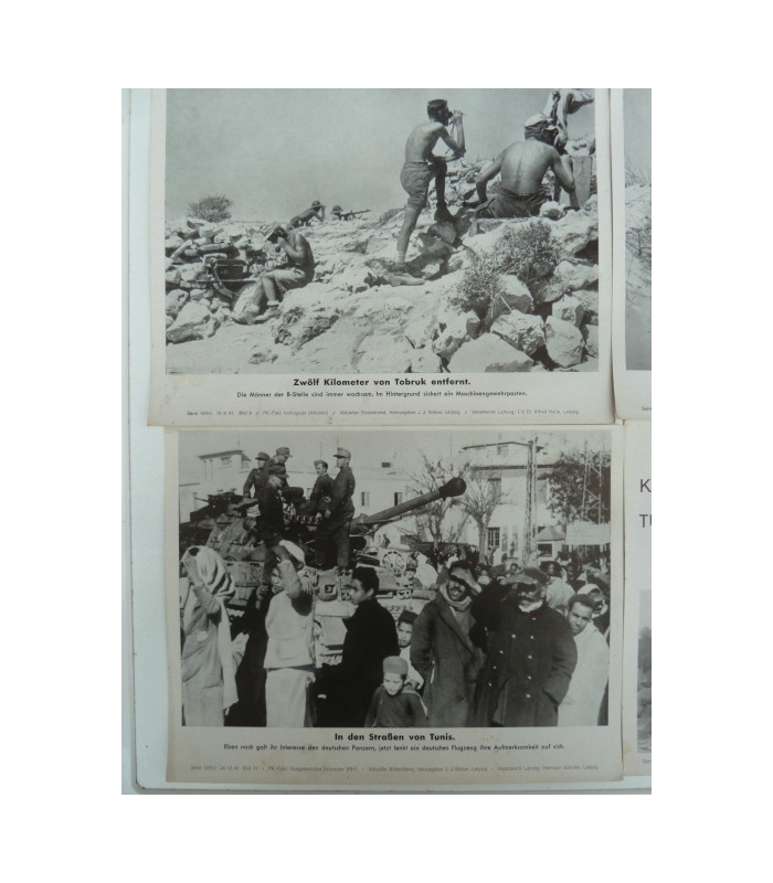 Captioned press photos lot