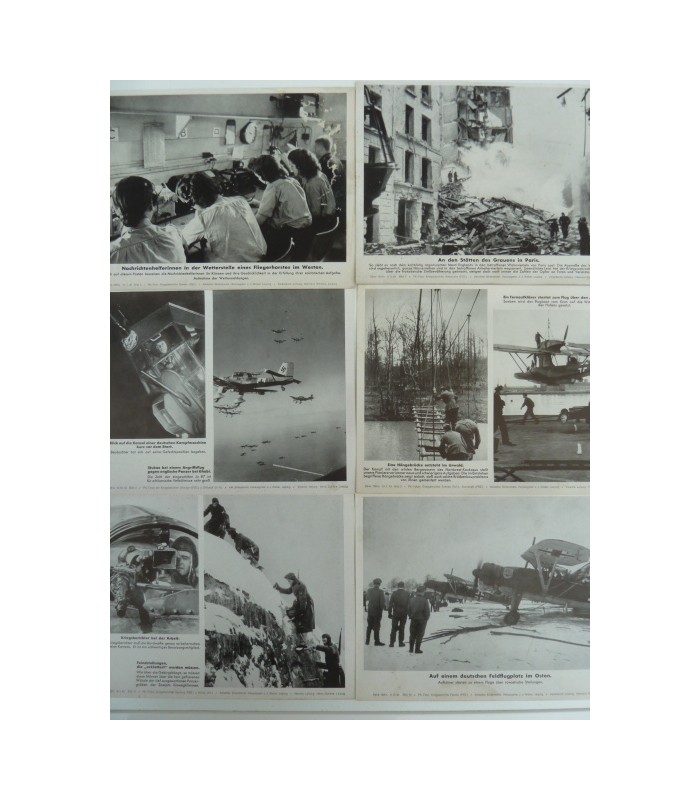 Captioned press photos lot