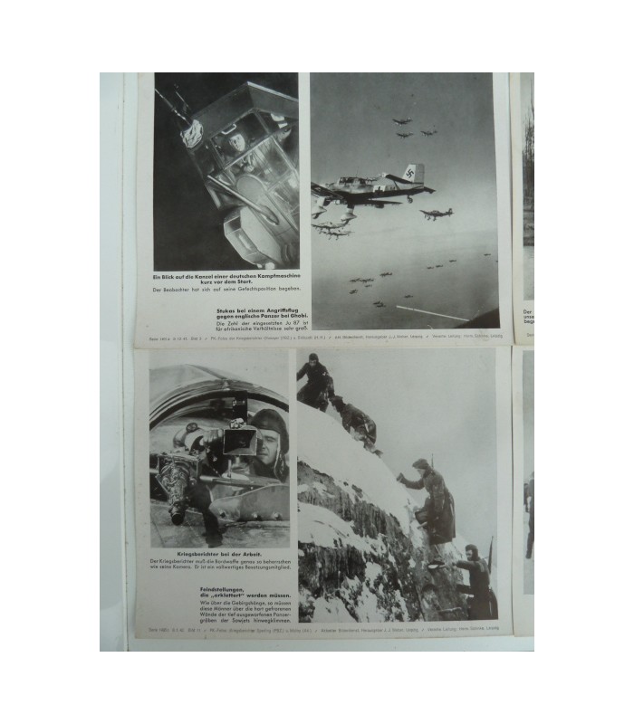 Captioned press photos lot