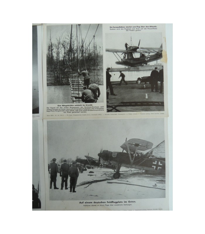 Captioned press photos lot