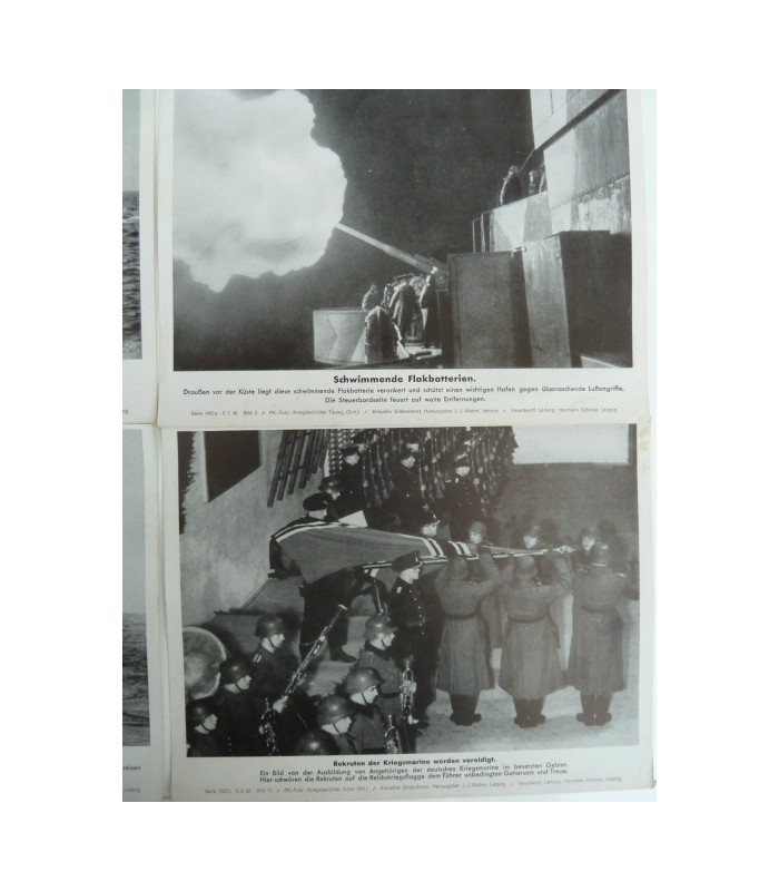 Captioned press photos lot