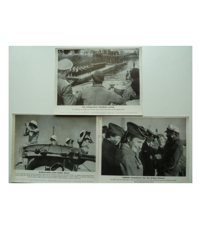 Captioned press photos lot