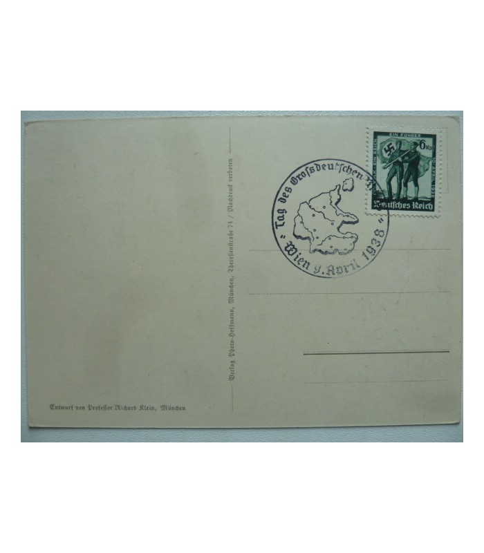 Les grandes dates du 3e Reich en cartes postales