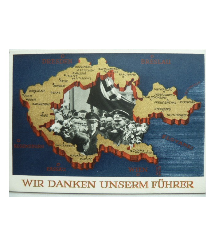 The major events of the 3rd Reich through postcards