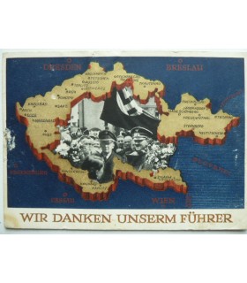 Le principali date del 3° Reich in cartoline