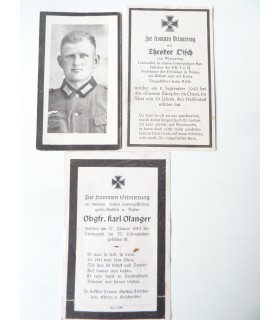 WH obituary notice, lot of