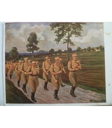 Postkarte, NSDAP-Formationen