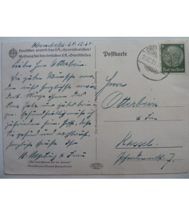 Carte postale, formations du NSDAP