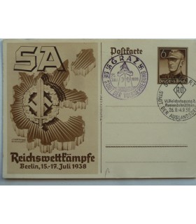 Postkarte, NSDAP-Formationen