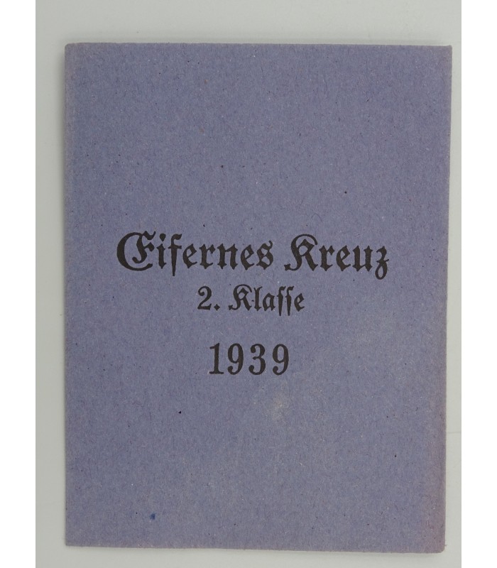 Iron cross 2nd class 1939