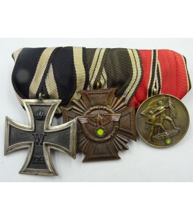 Barette di decorazioni 1a e 2a Guerra Mondiale