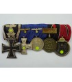 Barette de condecoraciones 1ª y 2ª Guerra Mundial