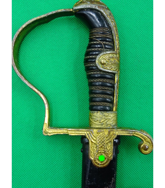 Double engraved WH sword
