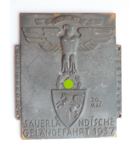 Plaque de récompense NSKK