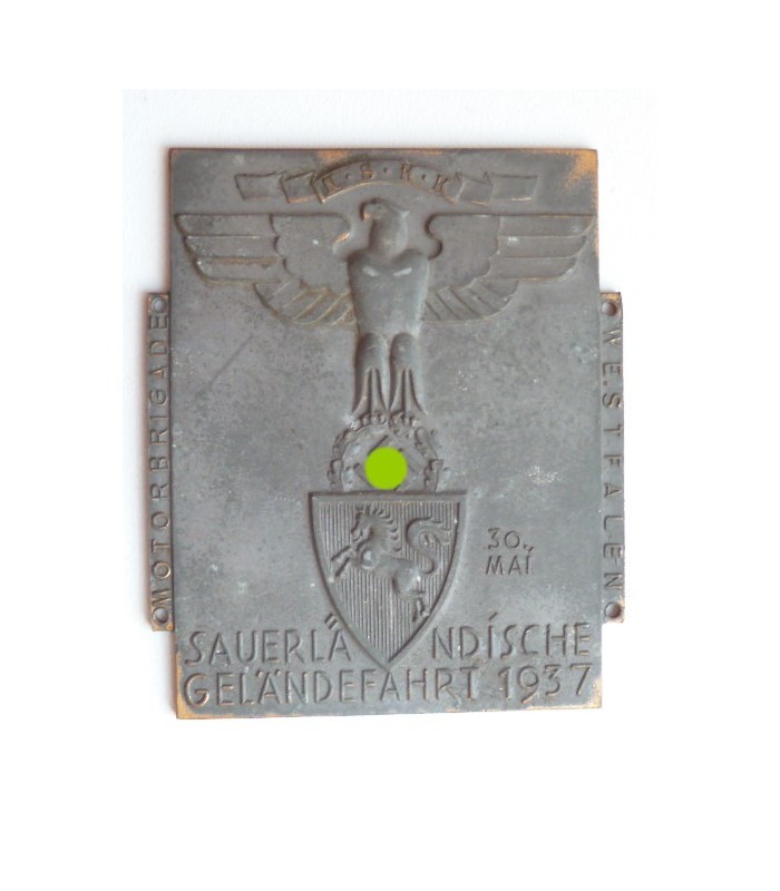 Plaque de récompense NSKK