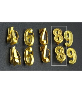 Paire de numéros d'épaulettes d'officier