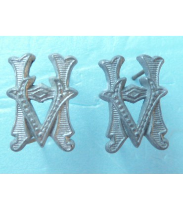 Paar Schulterklappenmonogramme