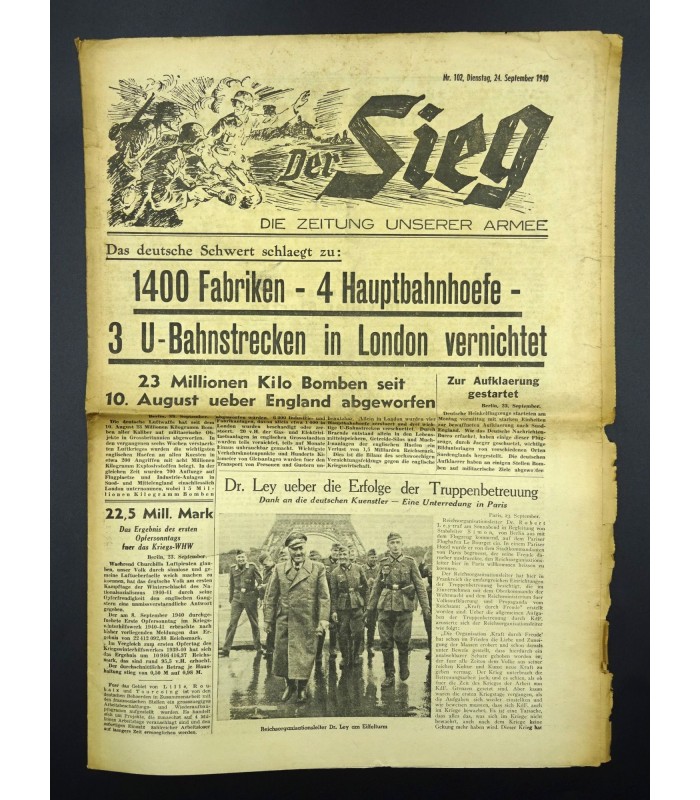 Journal de guerre 'Der Sieg'