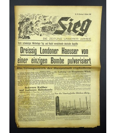 Journal de guerre 'Der Sieg'