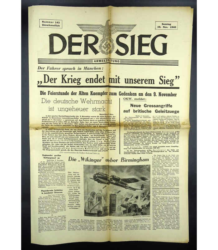 Journal de guerre 'Der Sieg'