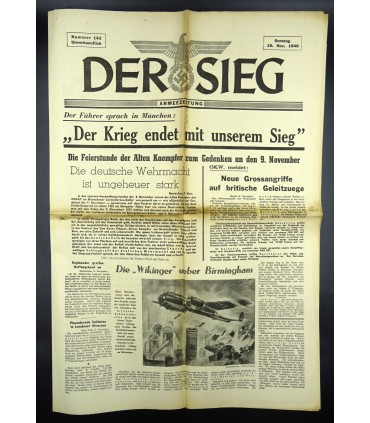 Journal de guerre 'Der Sieg'