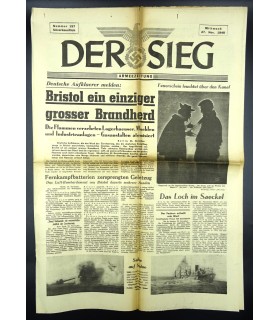 War propaganda newspaper 'Der Sieg'