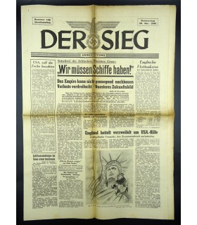 War propaganda newspaper 'Der Sieg'